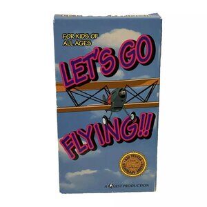 Let's Go Flying (VHS, 1996) Quest 30 Minutes Airplanes Blimps Balloons Helicopte